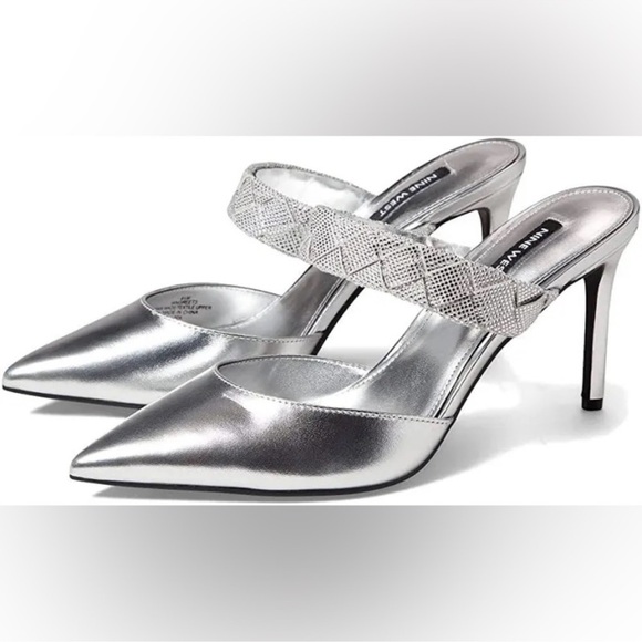 NIB Nine West Greet Mule Pumps - Picture 1 of 8